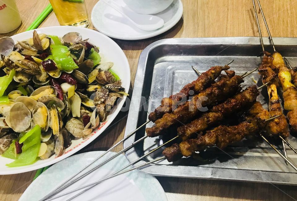 중국,중국음식,중국요리,꼬치,야식