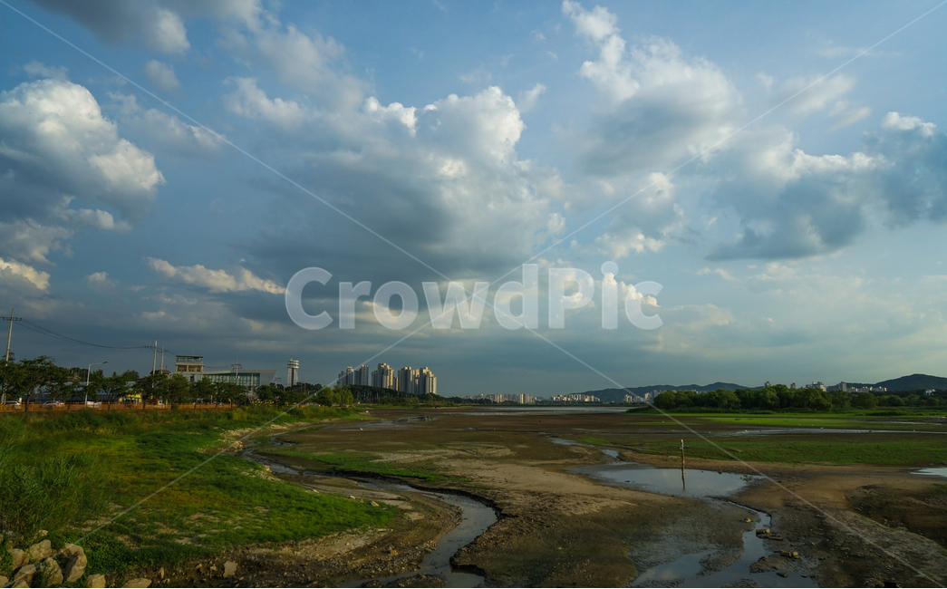 저수지,호수,하늘,구름,풍경,자연,나무,자연,풍경,nature,landscape,outdoors,옥외,field,들