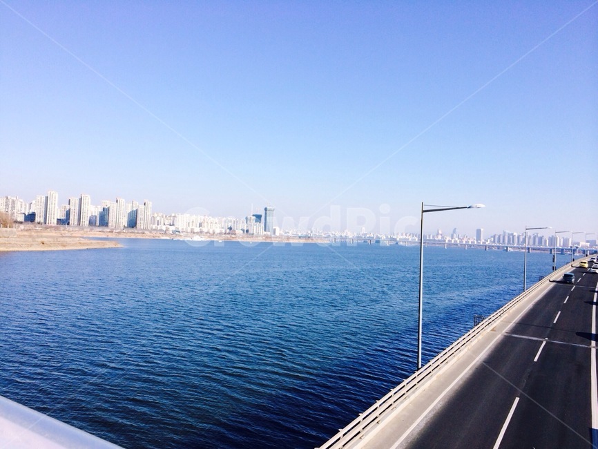 한강,hanriver,겨울한강,도로,물결,도시,풍경,city,landscape,한국도시풍경,한국도시경관,korea cityscape,road