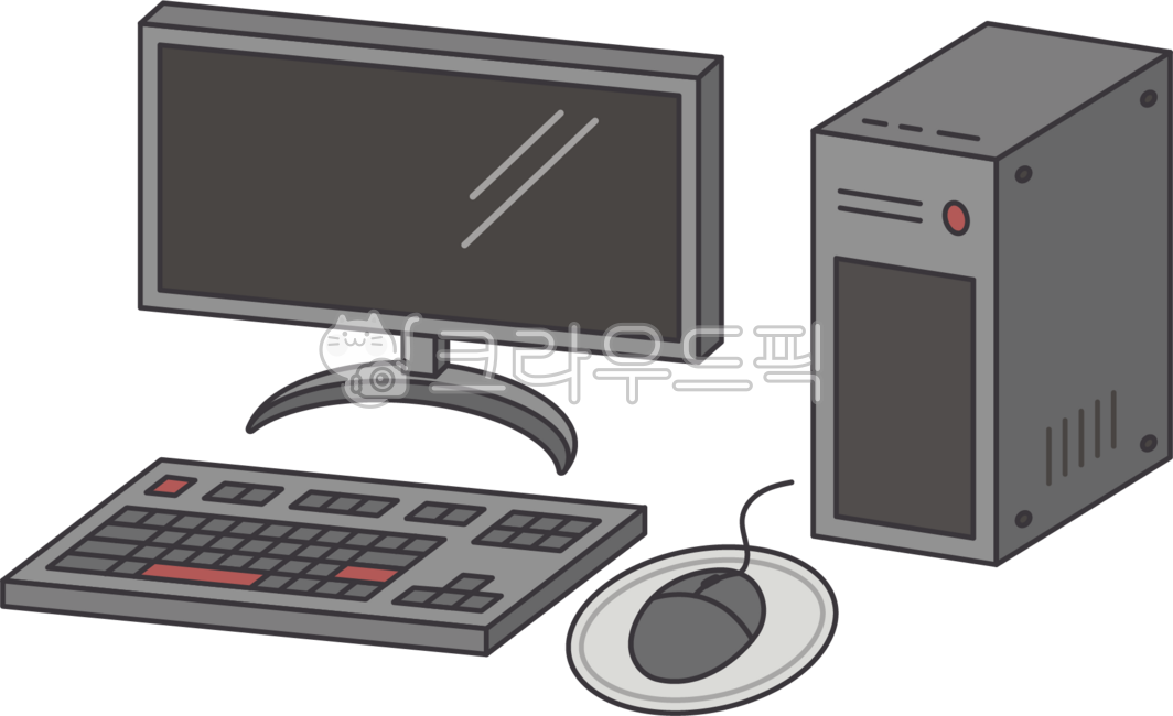 Desktop,computer,keyboard,mouse,computer body,main body,black computer,black desktop,gaming gear,gaming computer,office,PC room,computer equipment,desktop equipment,monitor,computer monitor,dark computer,computer artwork,computer clip ar