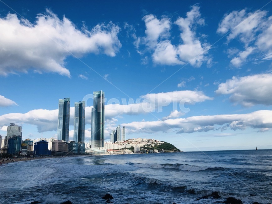자연,도시,건물,city,고층건물,바다,물,sea,대양,outdoors,부산,하늘,자연,풍경,nature,landscape
