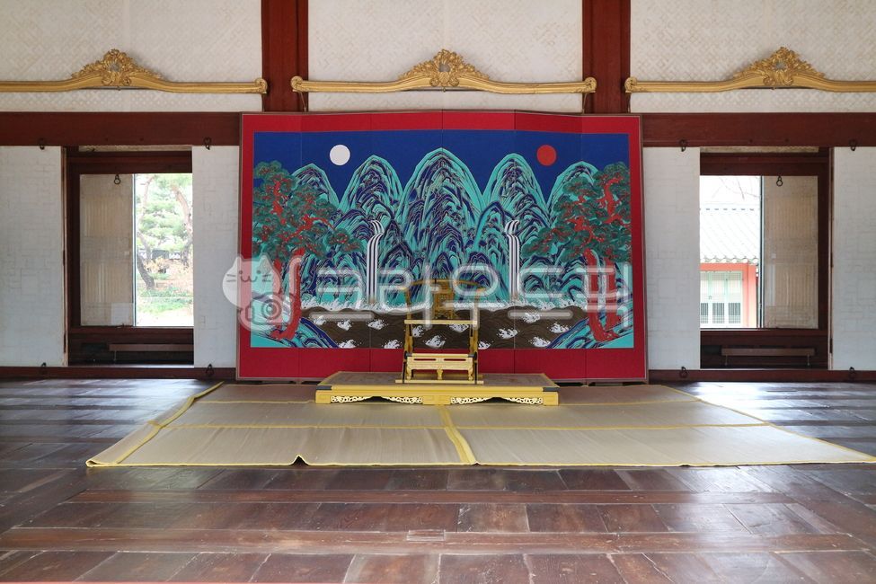 덕수궁, 왕, 옥좌, 덕수궁내부, 일월오봉도, 사진,이미지,일러스트,캘리그라피 - DesignN작가