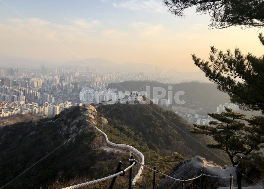 배경화면,감성사진,서울,일몰,일출,노을,하늘,산,풍경,등산,자연,도시,도심