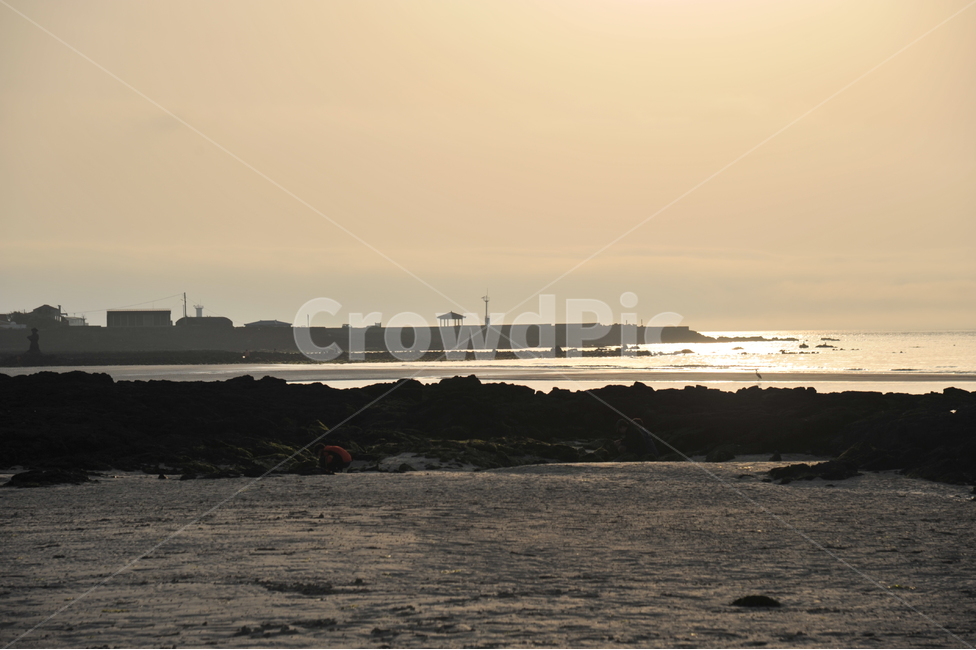바다,하늘,제주도,일몰,협재해변,제주도,jeju,jeju island