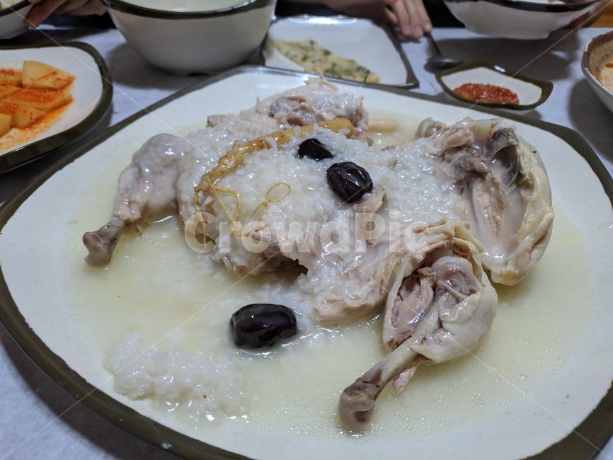 food,백숙,닭,chicken,음식,음식,식재료,요리,food,cook,meal,dishes,food reserves