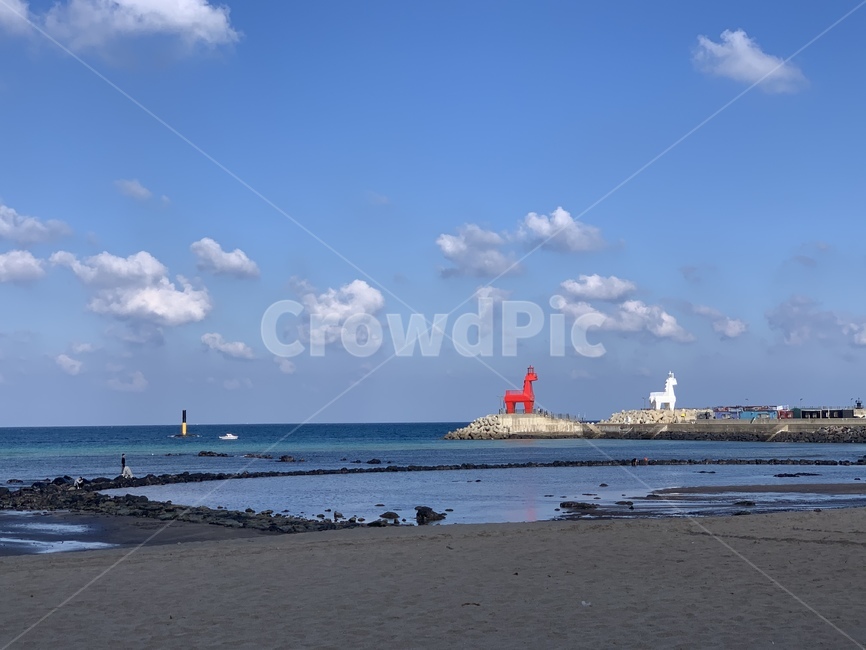 제주도,제주,이호테우,이호테우해변,바닷가,등대,해변,제주등대,모래사장,하늘,풍경,jeju,jejudo,jejuisland,landscape,seascape,seaside,architecture,등대,lighthouse