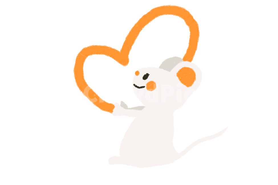 쥐,흰쥐,2020,새해,쥐캐릭터,캐릭터,하트,누끼,remove background,그래픽,일러스트레이션,graphic,illustration