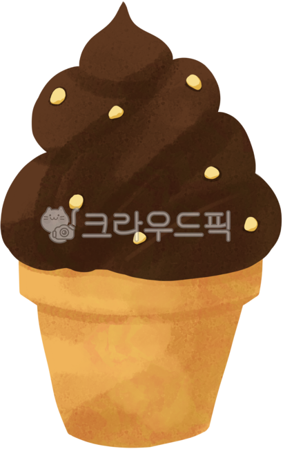 Ice cream,chocolate ice cream,cone ice cream,dessert,snack,soft ice cream,ice cream cone,illustration,hand-drawn style,warm feeling,simple drawing,flat style,emotional drawing,ice cream illustration,summer,summer food,summer props,summer 