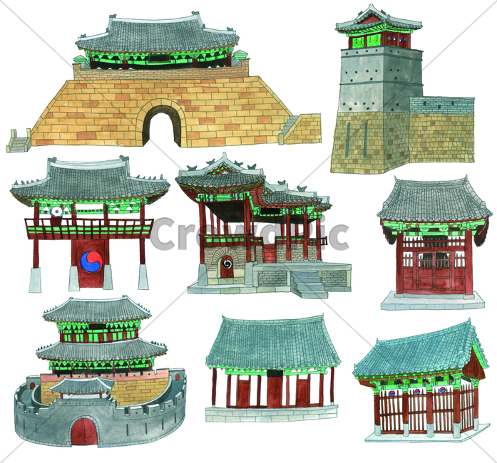 손그림,물감그림,한옥,한국,korea,handdrawing,watercolor,koreanstylehouse,house,궁궐,한국전통,한국문화,korean traditional,korean culture