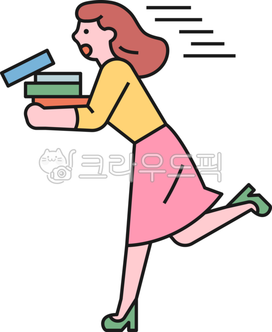 outline,cute,simple,plain,illustration,time,time management,schedule,business,hurry,busy,run