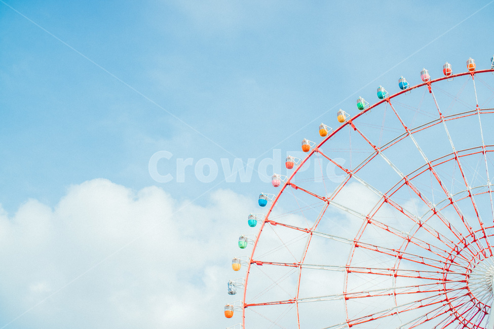관람차,하늘,감성사진,놀이기구,대관람차,놀이공원,놀이동산,놀이터,amusement park,playground