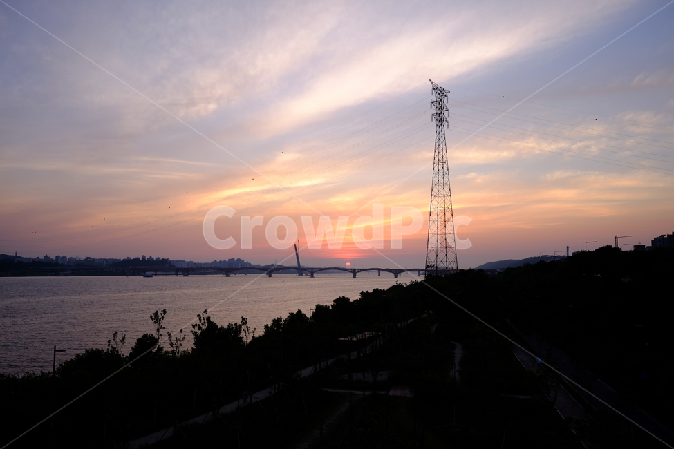 자연,풍경,노을,일몰,해질녘,한강,하늘,sunset