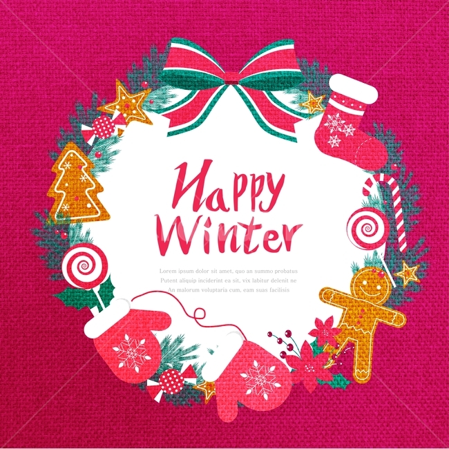 장갑,눈결정,장식,리본,진저쿠키,겨울,표지,패턴,플랫디자인,일러스트,겨울,계절,winter,season,그래픽,일러스트레이션,graphic,illustration