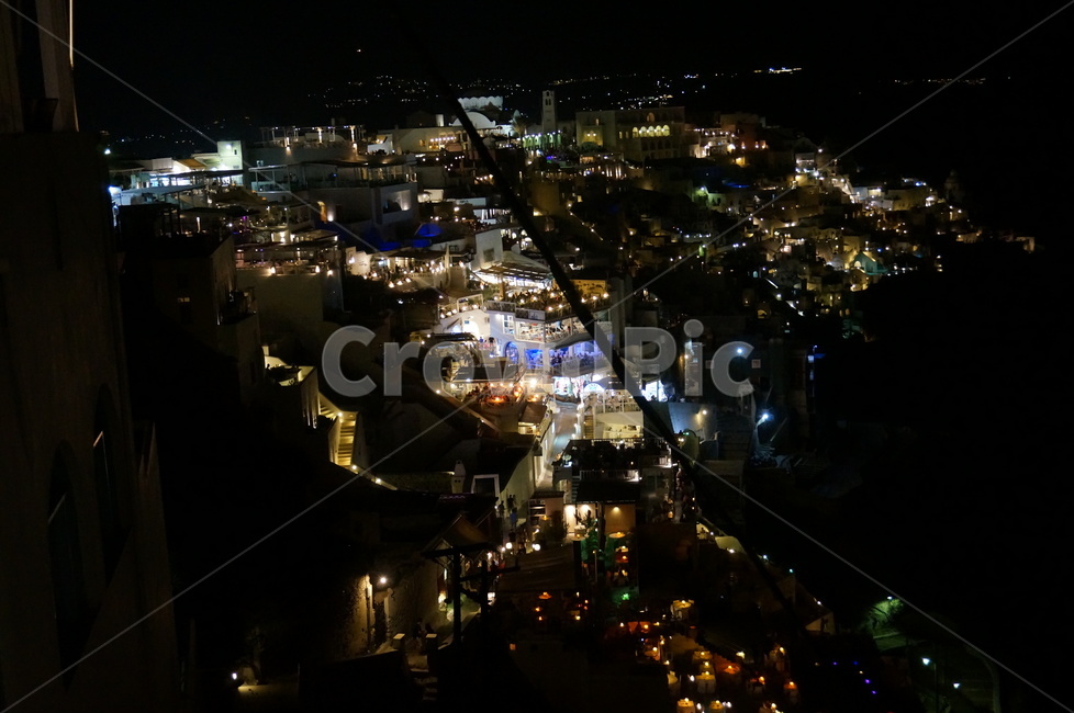 산토리니,바닷가마을,santoriniisland,firatown,nightview