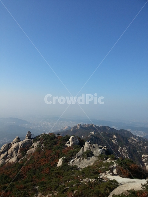 북한산,날씨좋음,배경,서울,등산