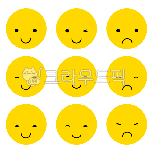 facial expression,smiling expression,yellow,eyes,smile,face,mouth,Expression,frowning expression,wink,circle,emoticon