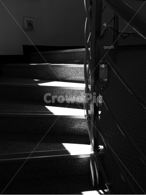 계단,흑백,stairs,빛,햇빛
