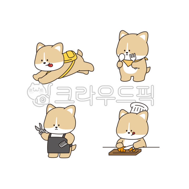강아지,캐릭터,유치원,강아지유치원,간식,강아지간식,수제간식,미용,강아지미용,캐릭터로고,강아지로고,로고,웰시,웰시코기,동물