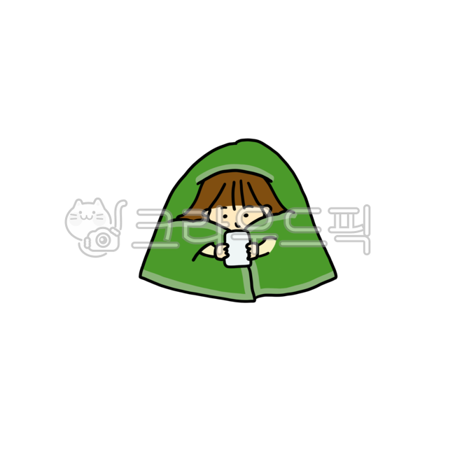 여자일러스트,사람,핸드폰하는사람,스마트폰,담요,스마트폰하는사람,겨울,담요덮은사람,사람일러스트,일러스트,이불,이불덮은사람