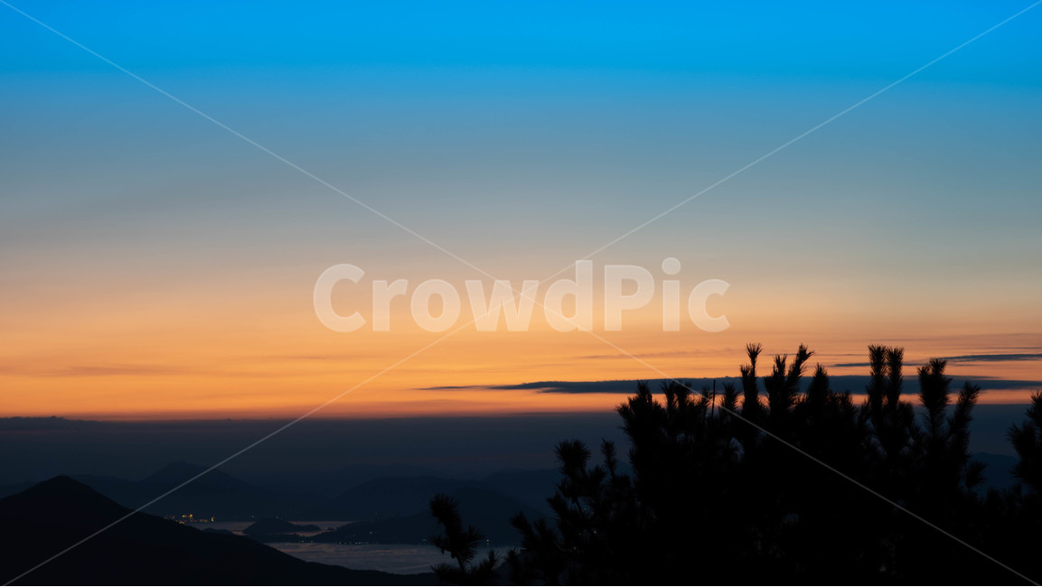 일몰,대금산,거제도,자연,nature,자연,풍경,nature,landscape,outdoors,옥외,dawn,새벽,red sky,붉은 하늘,sunset,sky,하늘,dusk,황혼,silhouette,실루엣
