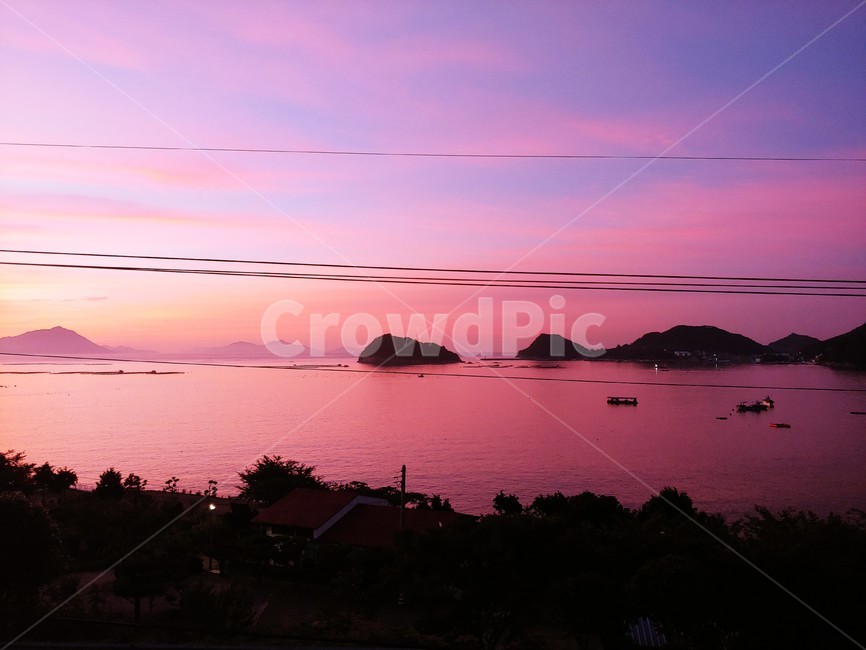 바다,해질녁,노을,바다풍경,자연,자연,풍경,nature,landscape,outdoors,옥외,land,땅,ocean,대양,sea,water,물,shoreline,해안선
