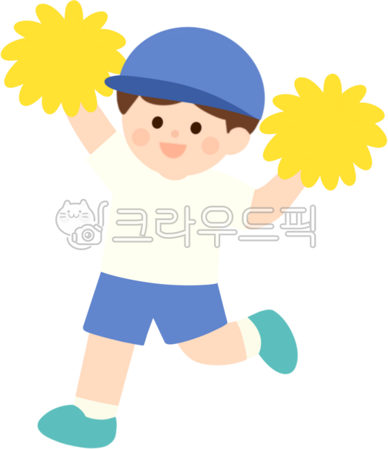Cheerleading squad,cheering,cheerleader,cheerleader,fall sports day,sports day,running,relay race,ball rolling,blue team,white team,school festival,physical education,physical education class,relay,final,sports day,fighting,cheering stic