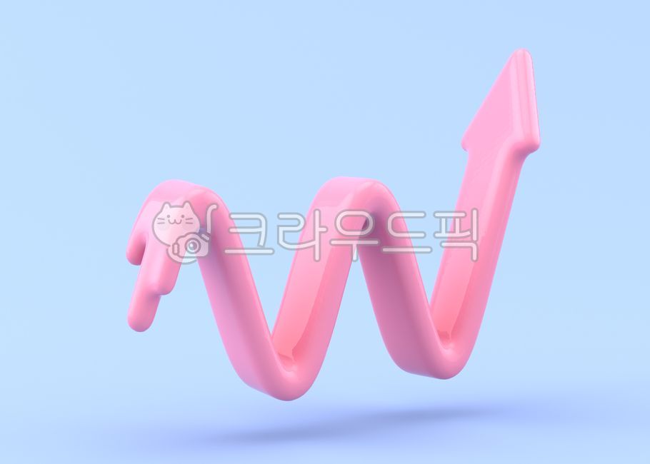 박스권이탈,주식화살표,상승,3d화살표,화살표아이콘,아이콘3d,입체아이콘