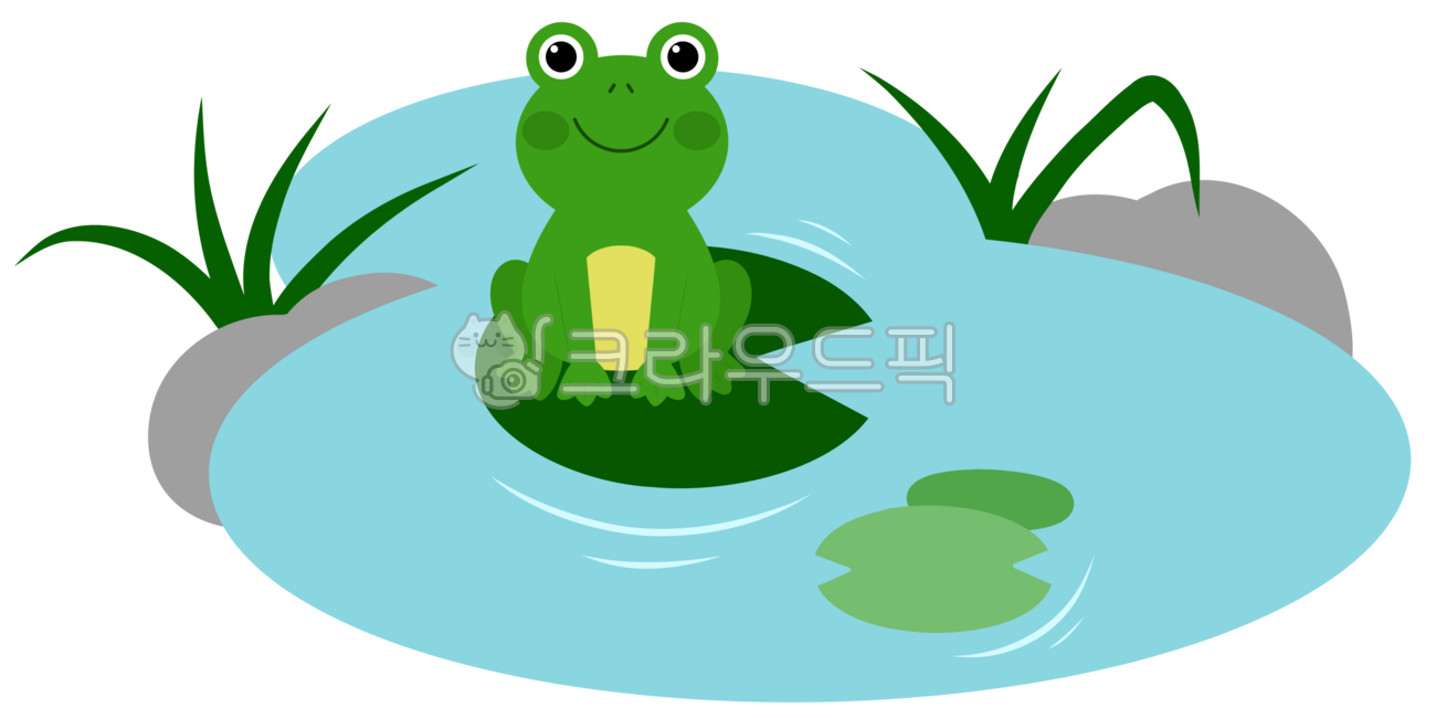 개구리,개구리일러스트,연못,연잎,여름,봄,양서류,동물,청개구리,파충류,자연,경칩,경칩일러스트,청개구리일러스트,개구리캐릭터,연못일러스트,여름일러스트,봄일러스트