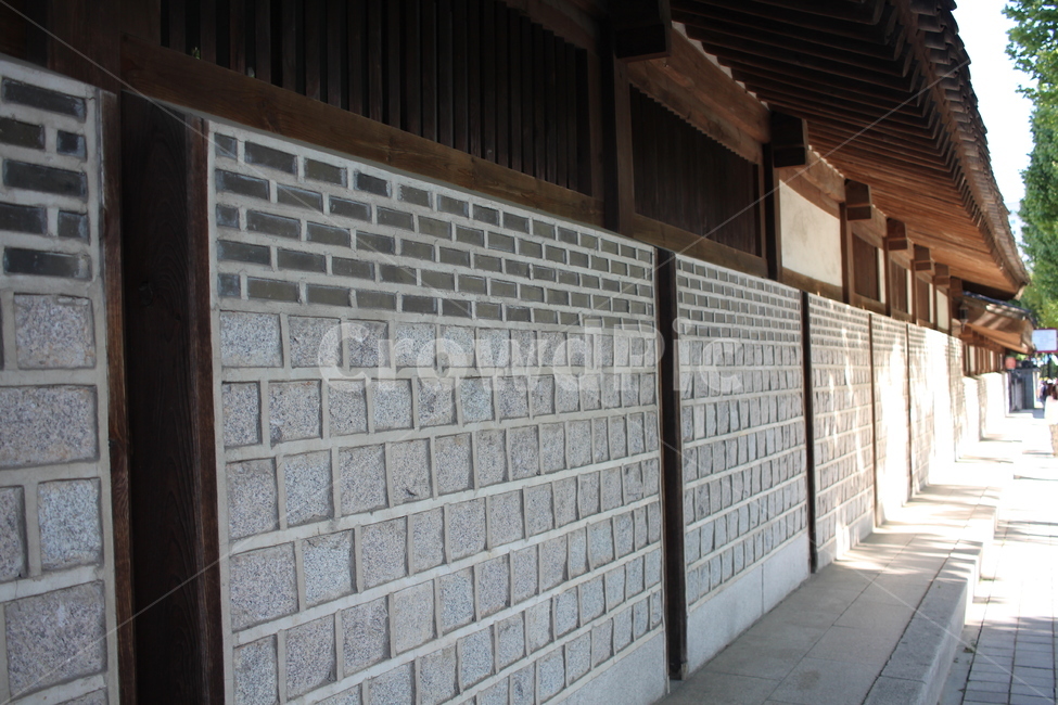 서울,서울거리,한옥,한옥담벼락,한옥담,한국전통
