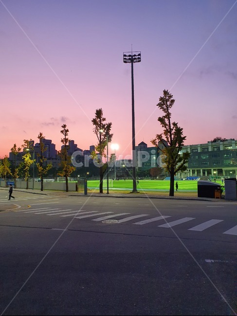 노을,운동장,하늘,저녁,sky,sunset