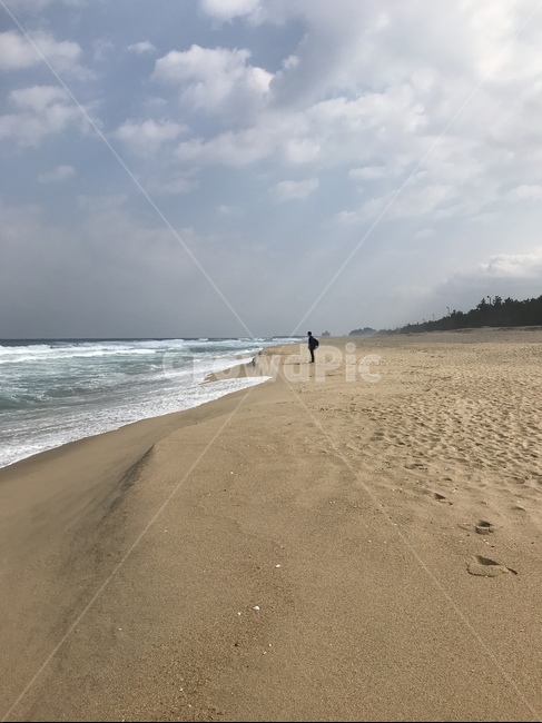 바다,모래사장,파도,배낭여행,풍경,해변,바다,beach,sea