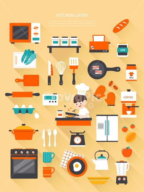 전자레인지,오븐,칼,후라이팬,냉장고,냄비,요리사,캐릭터,부엌,음식,쿠킹,주방,키친,부엌,주방용품,요리도구,kitchen,kitchenware,cookroom,cookingutensil,그래픽,일러스트레이션,graphic,illustration