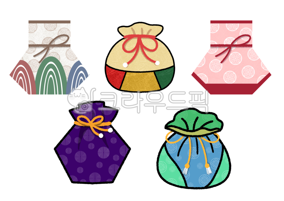 복주머니,용돈주머니,주머니,전통,설날,새해,디자인,요소,일러스트,도안,luckybag,pocketmoneybag,pocket,traditional,lunarnewyear,newyear,element,illustration,design