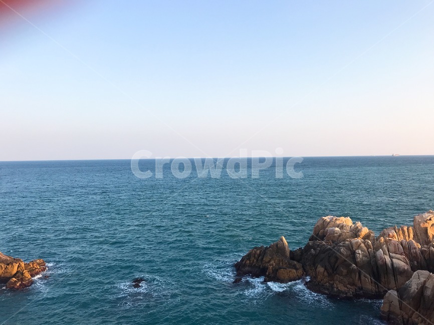 바다,대왕암,자연,바위,풍경,바다풍경