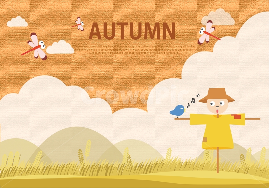 허수아비,잠자리,벼,농사,가을,플랫디자인,일러스트,가을,계절,fall,autumn,season,산업,industry,industrial,농업,농사,agriculture,farming,farming industry,그래픽,일러스트레이션,graphic,illustration