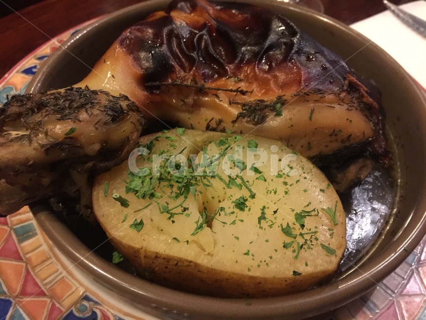감자,고기,돼지,스페인,유럽,식사,음식,식당,spain,꼬치니요