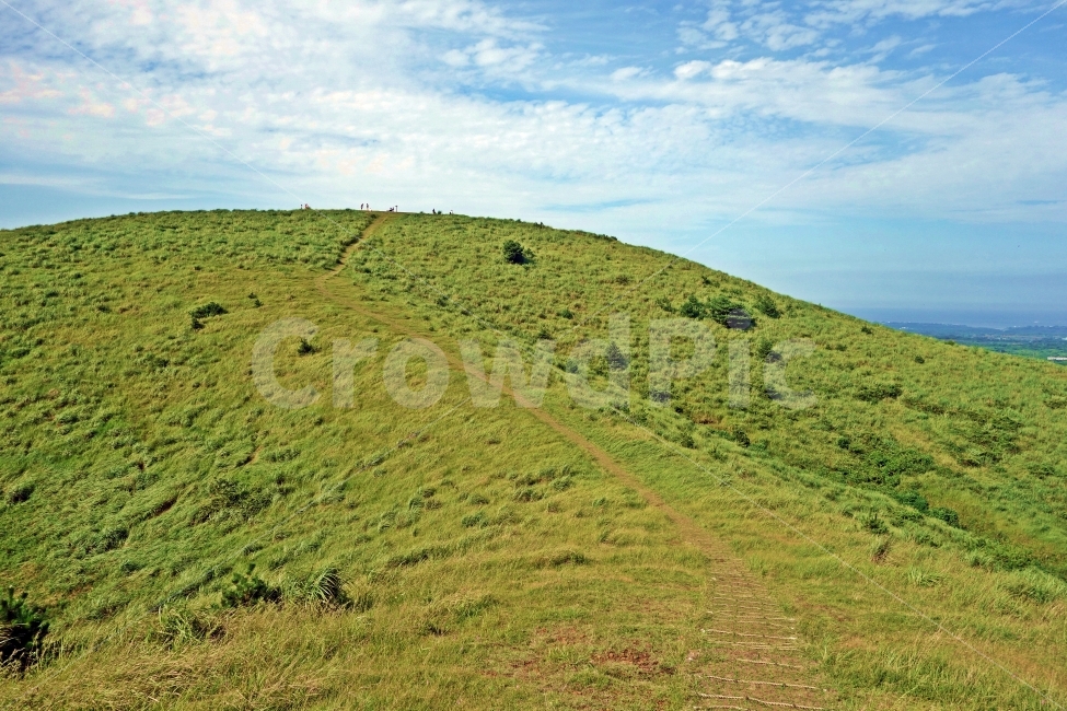 제주도,용눈이,오름,용눈이오름,정상,흰,구름,푸른,하늘,언덕,자연,풍경,nature,landscape,제주도,jeju,jeju island,outdoors,옥외,hill