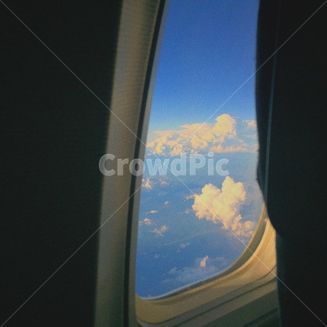 하늘,구름,잔잔,고요,노을,비행기안,창가,여행,휴가,traveling,vacation,trip,교통,교통수단,traffic,transportation