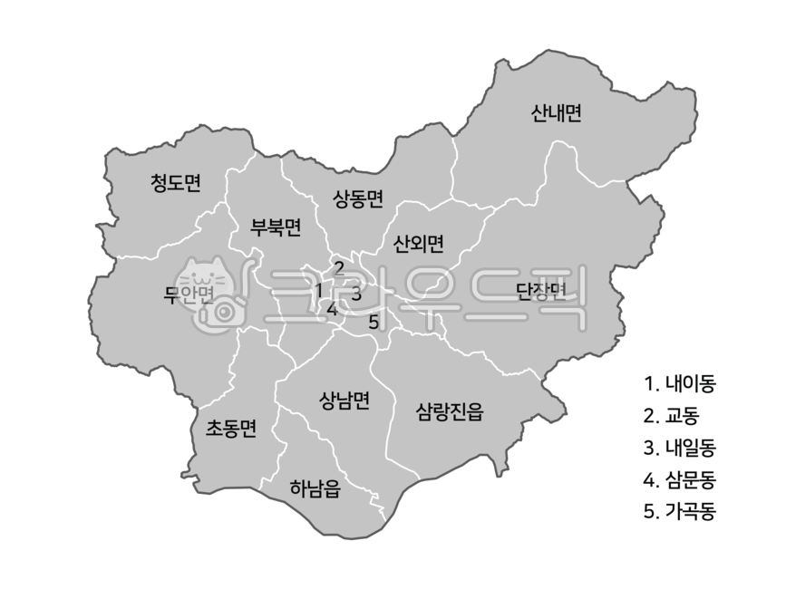 밀양시행정지도,밀양시행정구역,밀양시,밀양,밀양시지도