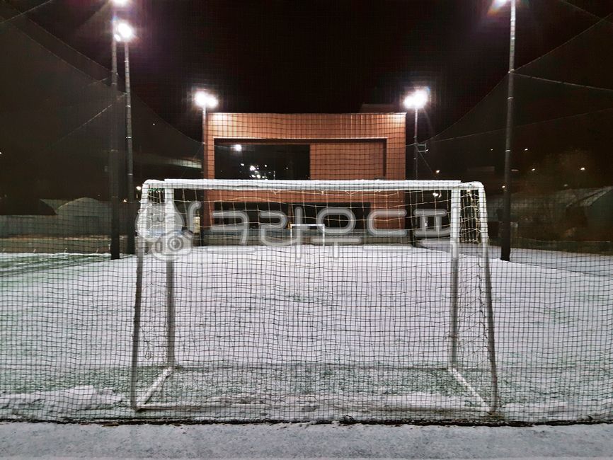 골대,미니축구장,축구장,눈,겨울,스포츠,골망