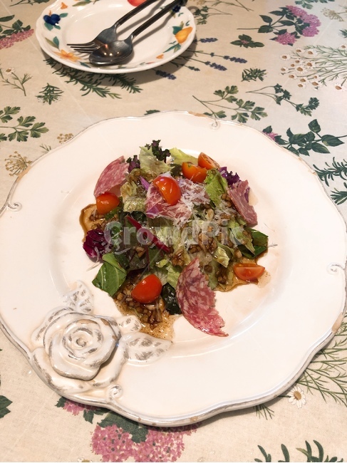 샐러드,하몽샐러드,salad,jamon,jamonsalad,food,음식,dish,요리,meal,식사