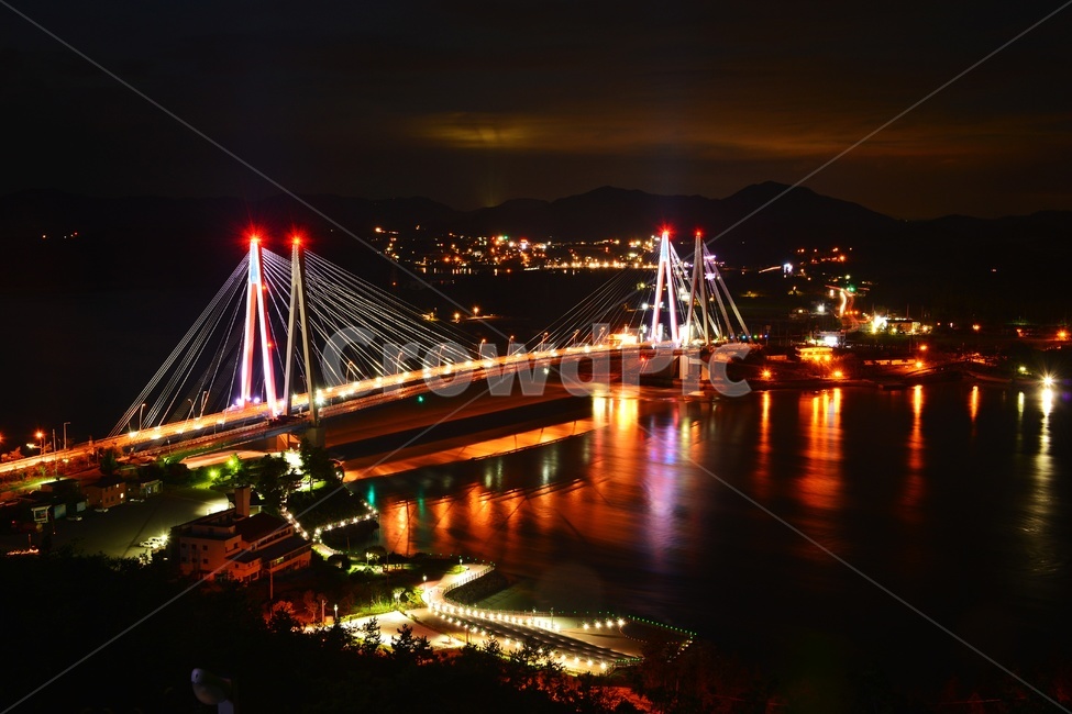 building,건물,bridge,다리,road,도로,진도,진도대교,대교,진도대교야경,야경,해변,해변야경