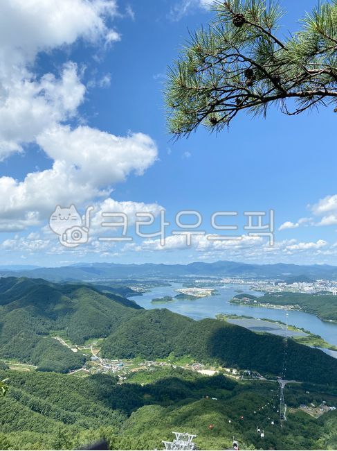Chuncheon Gable Car Trail,Chun Cheon,Uiam Lake,skywalk,Samaksan Mountain,Chuncheon Cable Car Skywalk