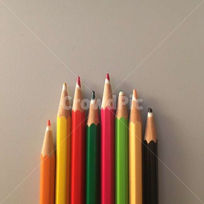 색연필,필기구,색깔,미술용품,pencil