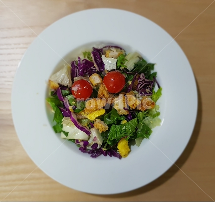 식사,meal,음식,food,요리,dish,샐러드,치킨샐러드,방울토마토,치킨,닭가슴살,채소