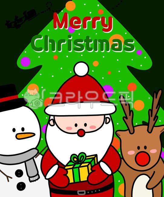 christmas,크리스마스,메리크리스마스,산타,카드,루돌프,눈사람,트리,오너먼트,일러스트,귀여운,캐릭터,크리스마스카드,엽서,라인드로잉,드로잉,아기자기