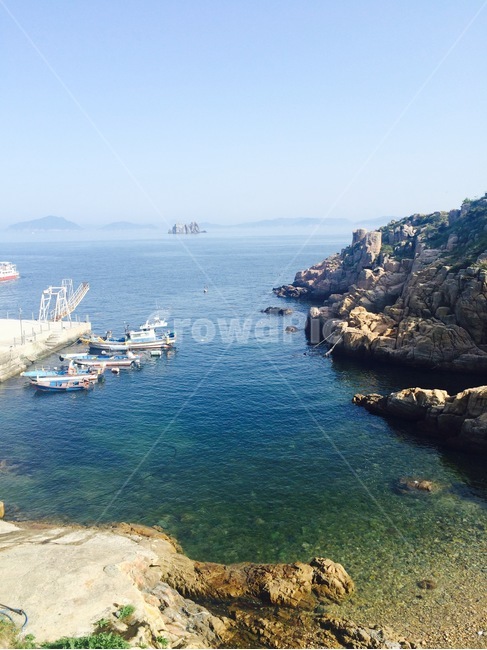 파란바다,파란하늘,섬,하늘,날씨,맑음,자연,풍경,nature,landscape,promontory,곶,water,물