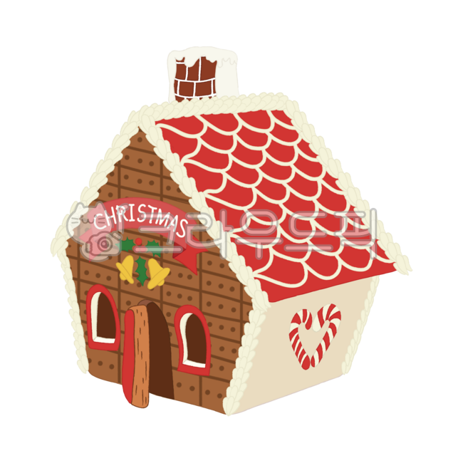 Christmas,cookies,biscuit,candy house,candy house,candy,door,window,candy,heart,chimney,cream,whipped cream,flowing,bell,bells,fruit,leaves,red berries,roof,illustration,clipart,design,graphic,cute,december,winter,holiday