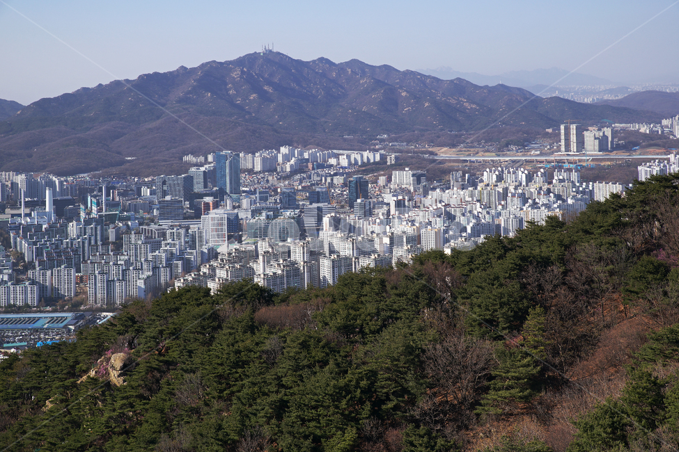 모락산,의왕시,안양시,경기도,도심풍경,관악산