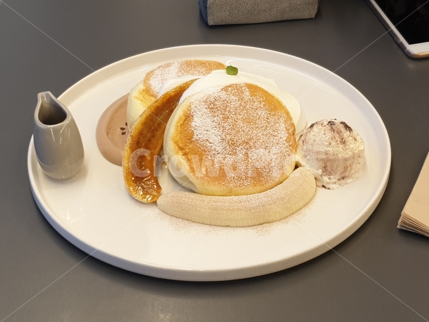 dish,요리,food,음식,meal,bread,빵,팬케이크,바나나,디저트,디저트,간식,후식,dessert,snack